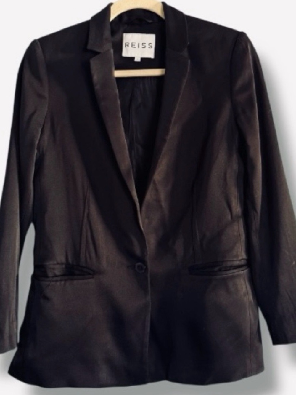 REISS Indi Jacket Blazer Size Small Black